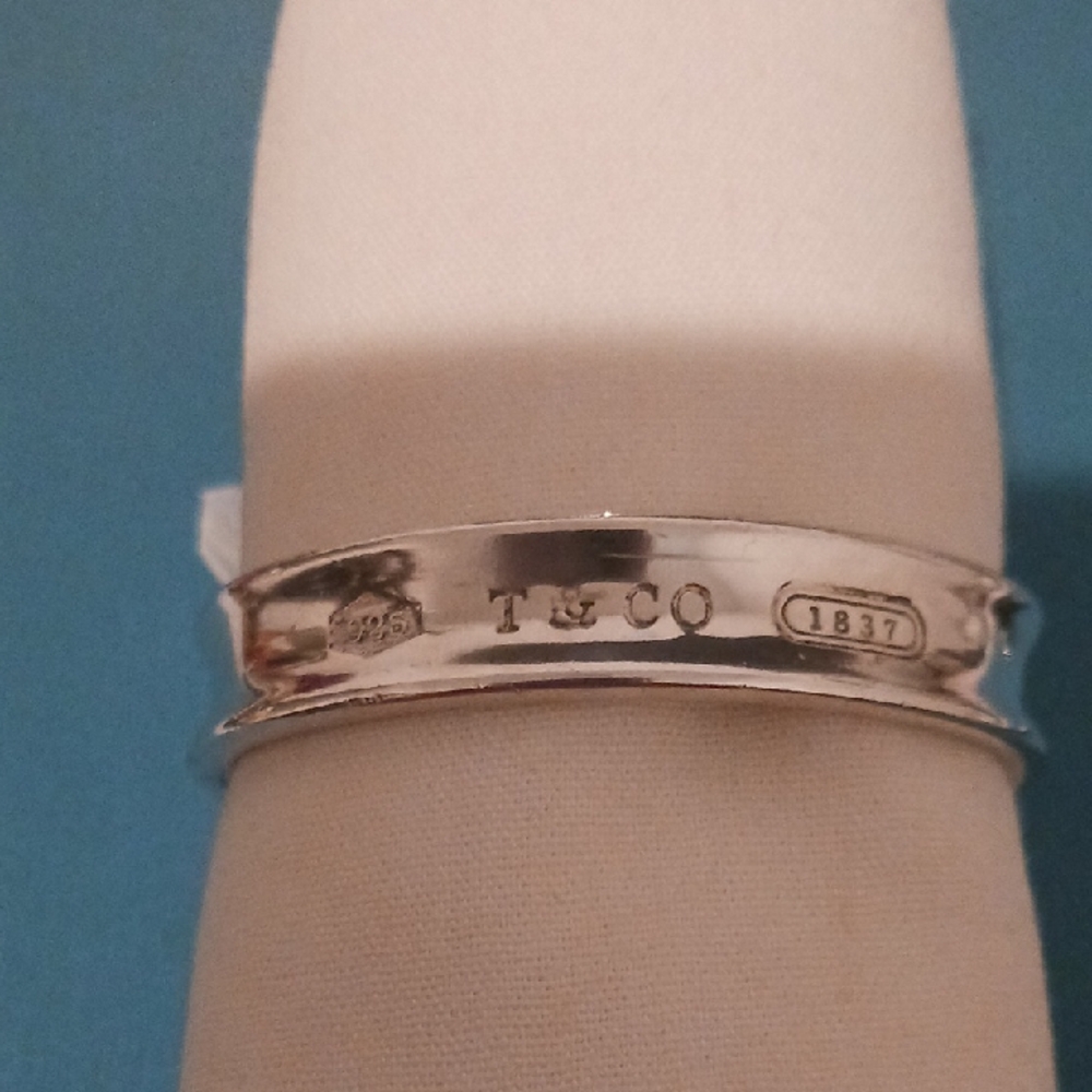 Tiffany & Co. Silver Engraved Bracelet